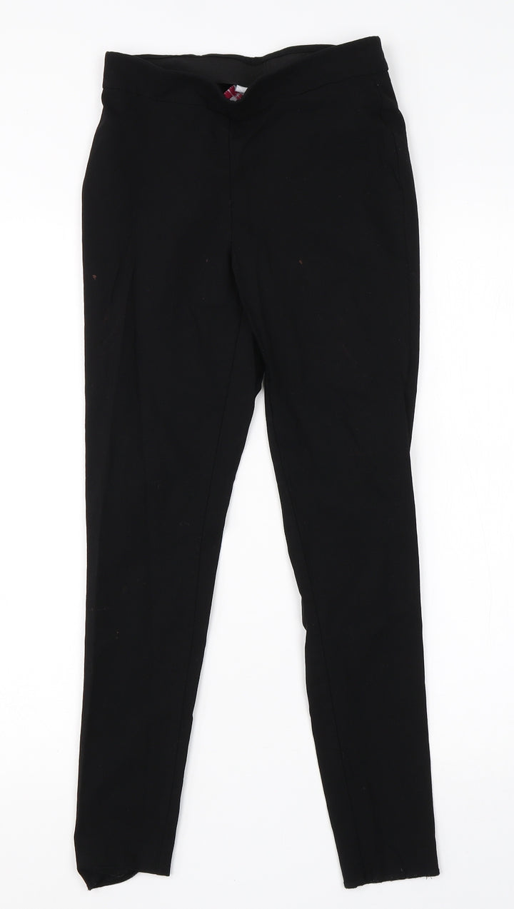 Dorothy Perkins Womens Black  Polyester Dress Pants Trousers Size 8 L24 in Regular