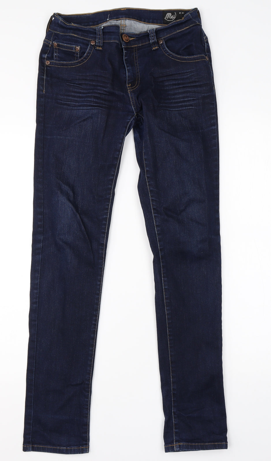 MC Jeans Womens Blue  Cotton Skinny Jeans Size 31 in L30 in Regular