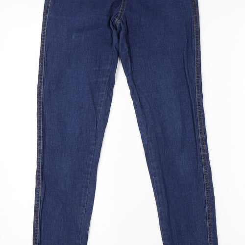 Preworn Womens Blue  Cotton Jegging Jeans Size 10 L29 in Regular