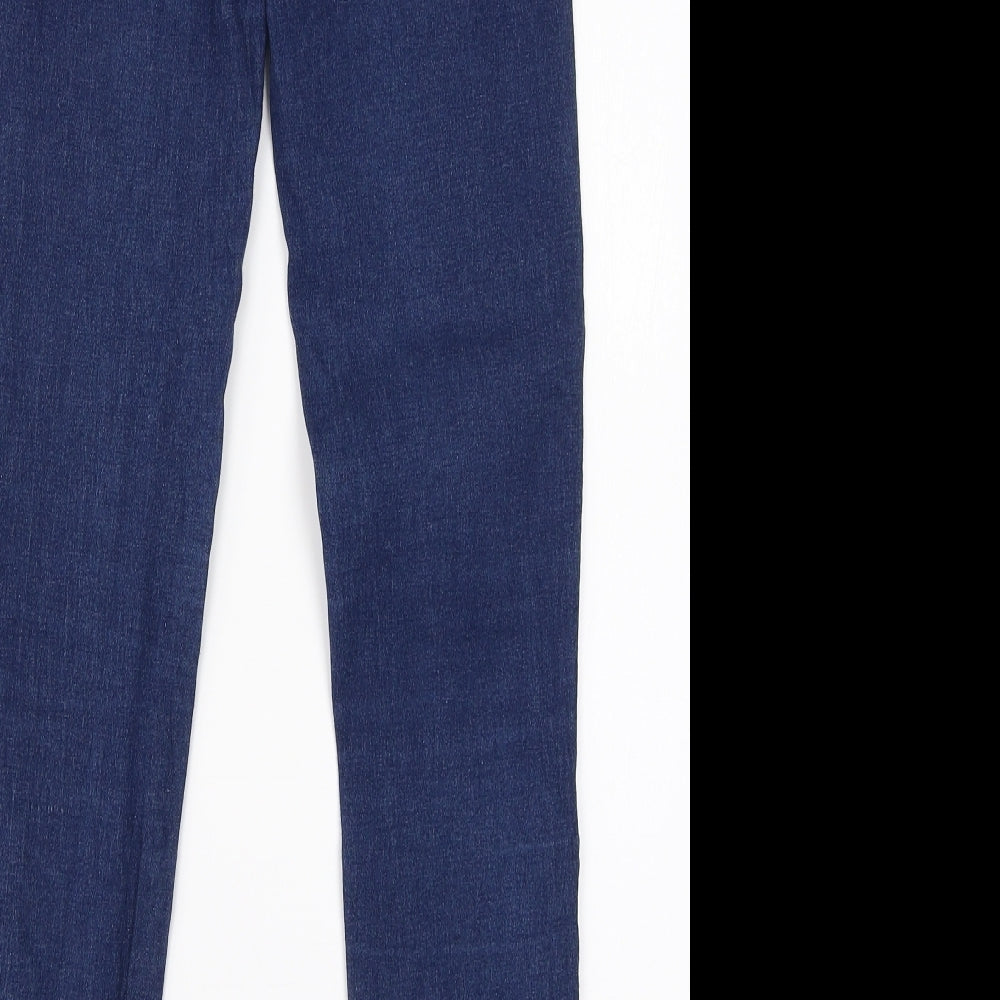 Preworn Womens Blue  Cotton Jegging Jeans Size 10 L29 in Regular