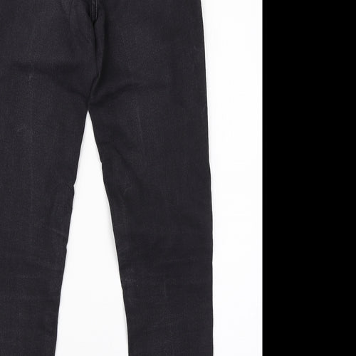 Pretty Little Thing Womens Black  Cotton Skinny Jeans Size 8 L26 in Regular