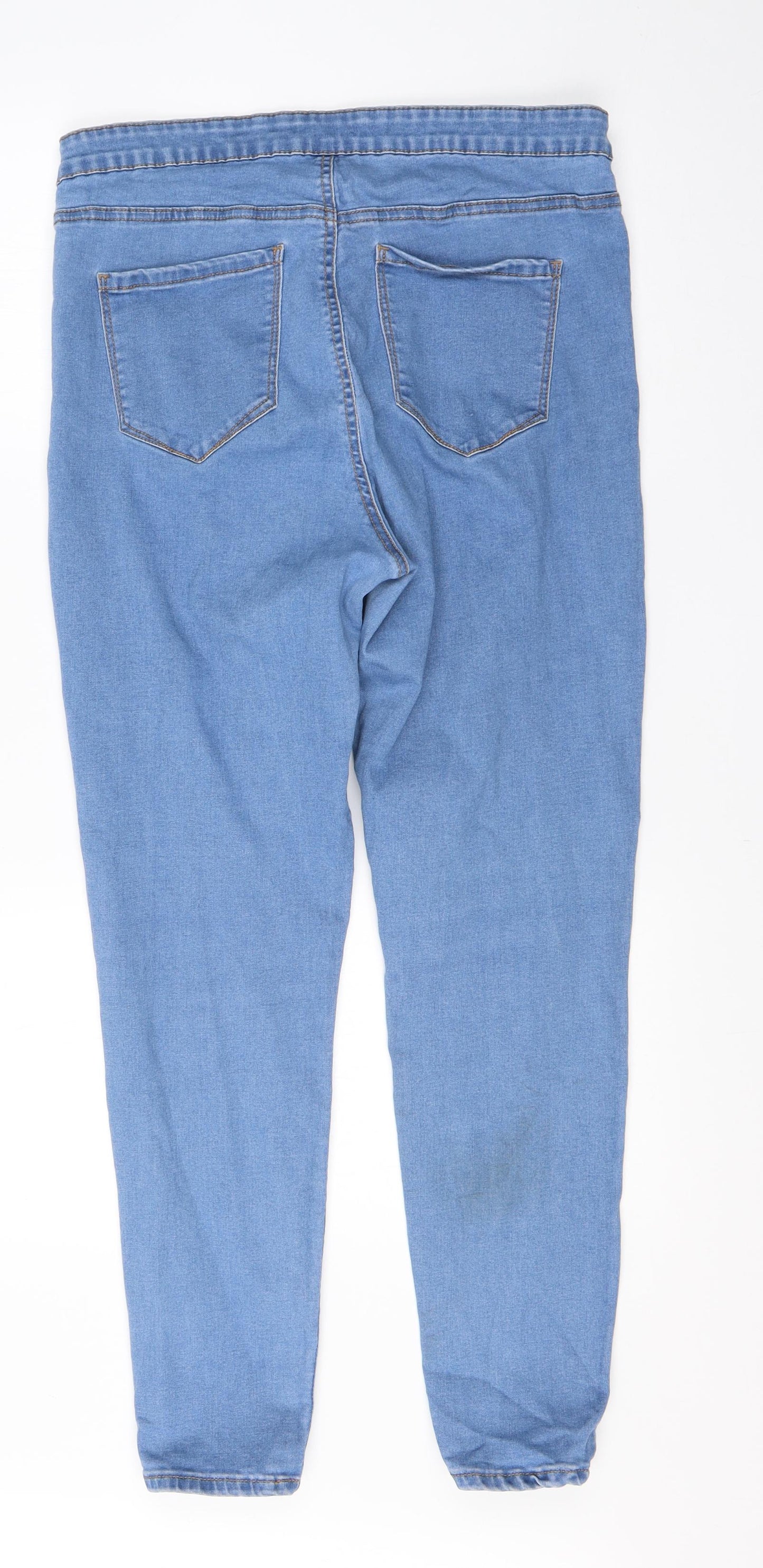 Denim Co Womens Blue  Cotton Skinny Jeans Size 18 L25 in Regular