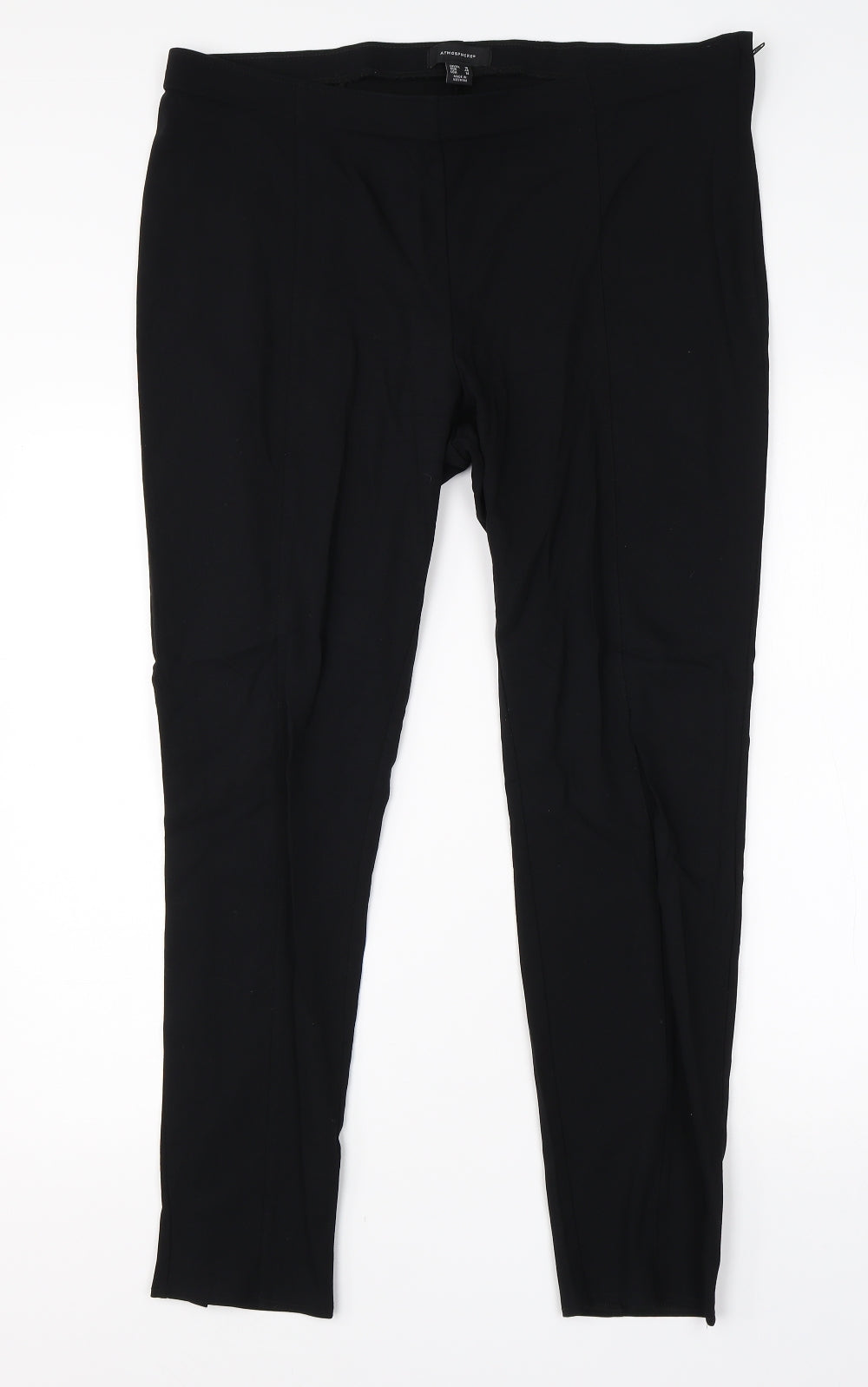 Atmosphere Womens Black  Polyester Dress Pants Trousers Size 18 L25 in Regular