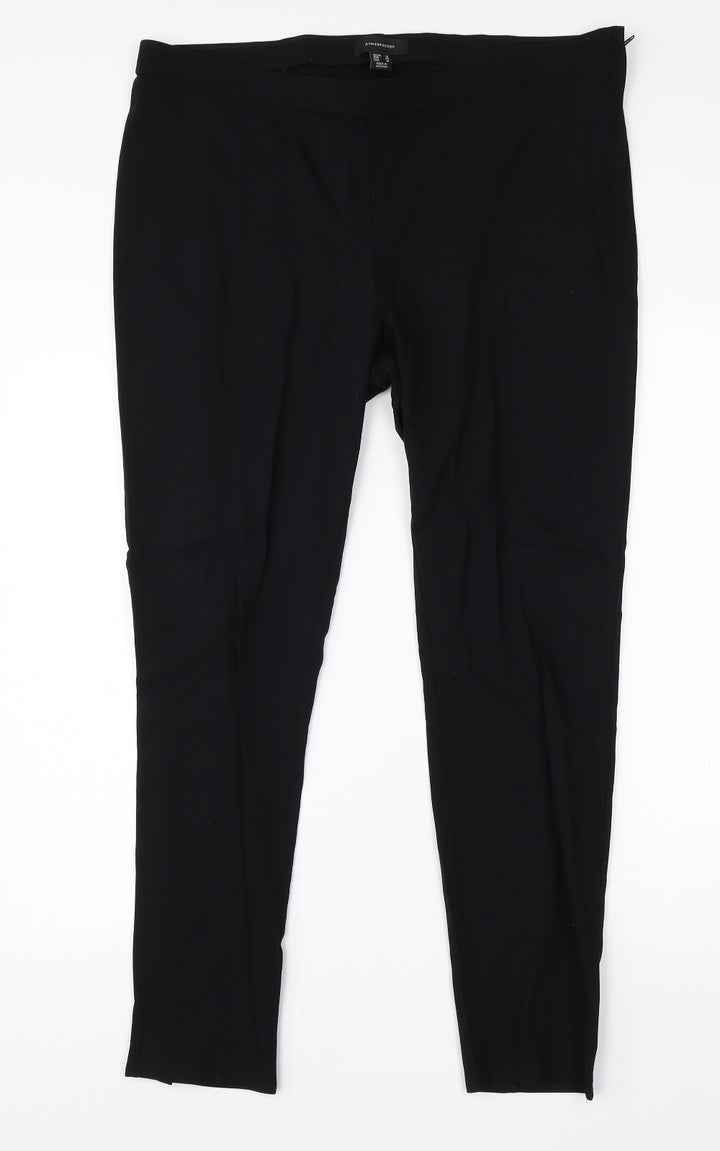 Atmosphere Womens Black  Polyester Dress Pants Trousers Size 18 L25 in Regular