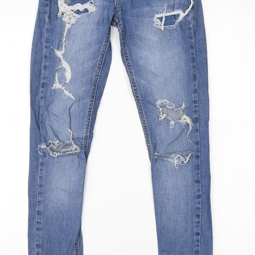 Denim Co Womens Blue  Cotton Skinny Jeans Size 4 L27 in Regular