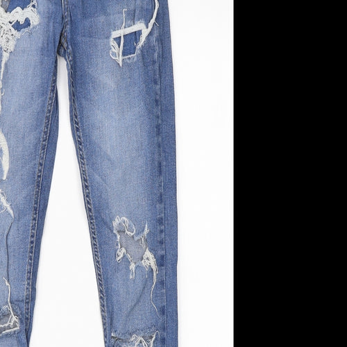 Denim Co Womens Blue  Cotton Skinny Jeans Size 4 L27 in Regular