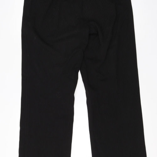 BHS Womens Black  Polyester Dress Pants Trousers Size 34 in L28 in Regular