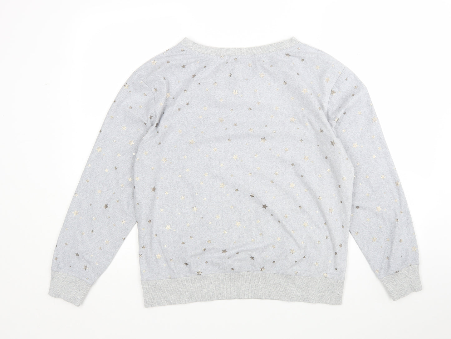 NEXT Womens Grey Polka Dot Polyester Top Pyjama Top Size M