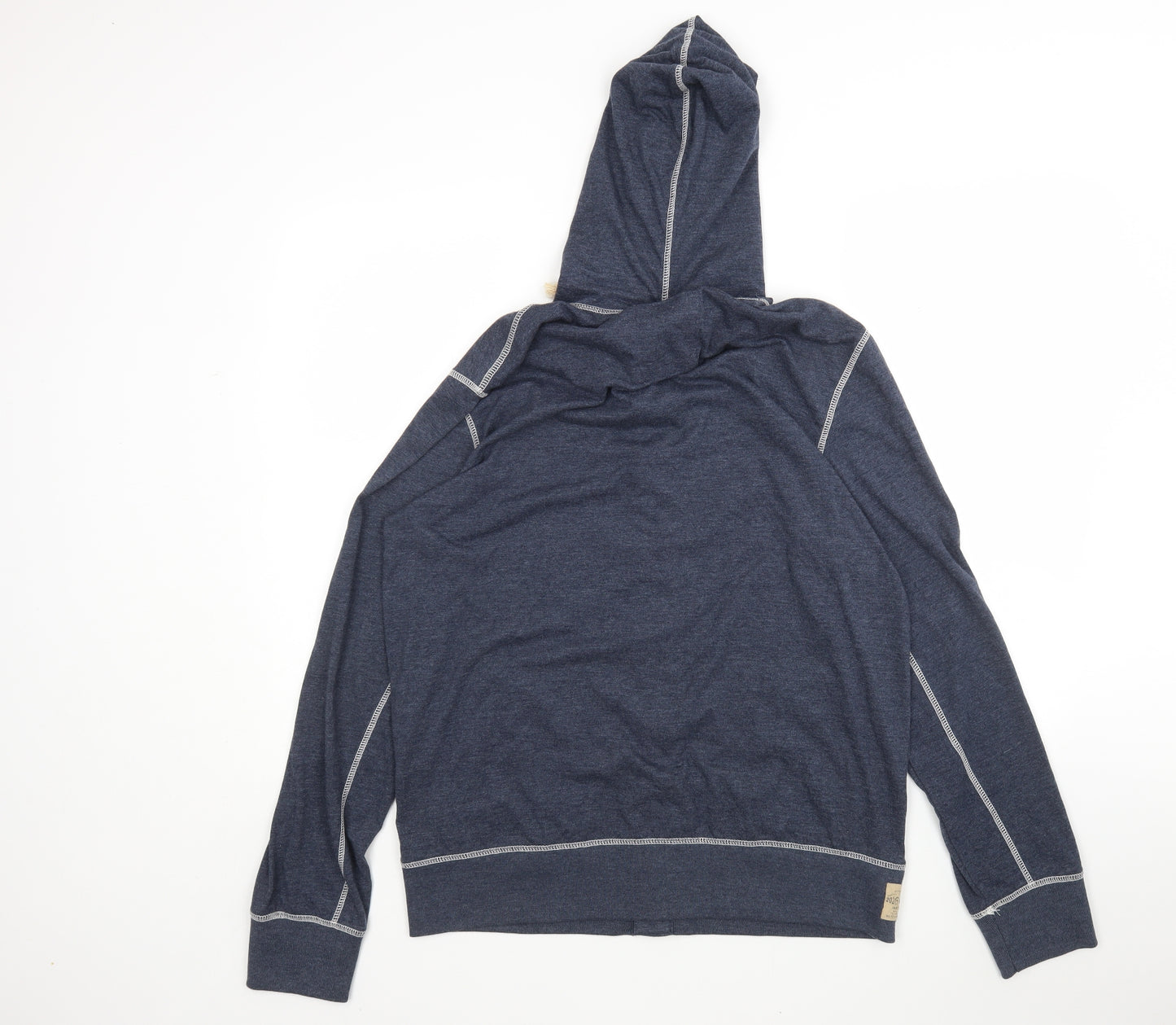 NEXT Mens Blue  Cotton Cardigan Hoodie Size L