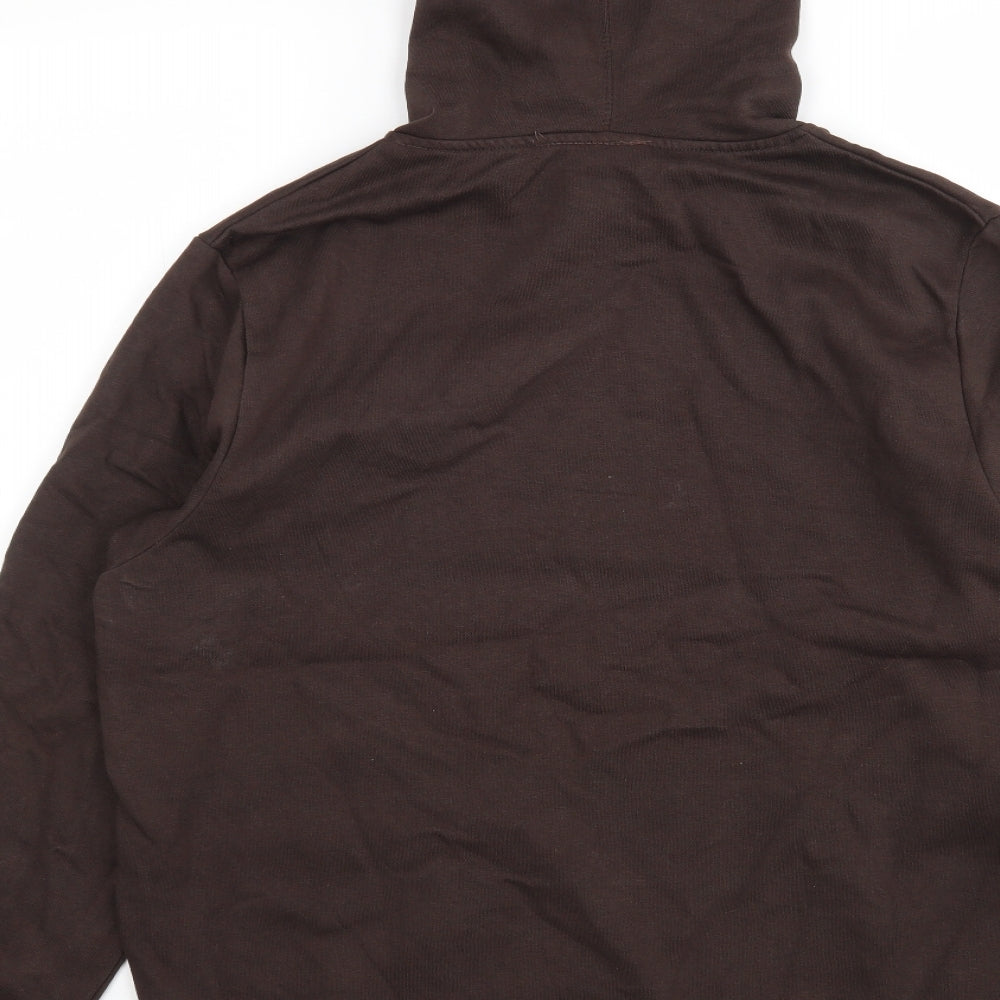 NFL  Mens Brown  Cotton Pullover Hoodie Size L   - Cleveland Browns