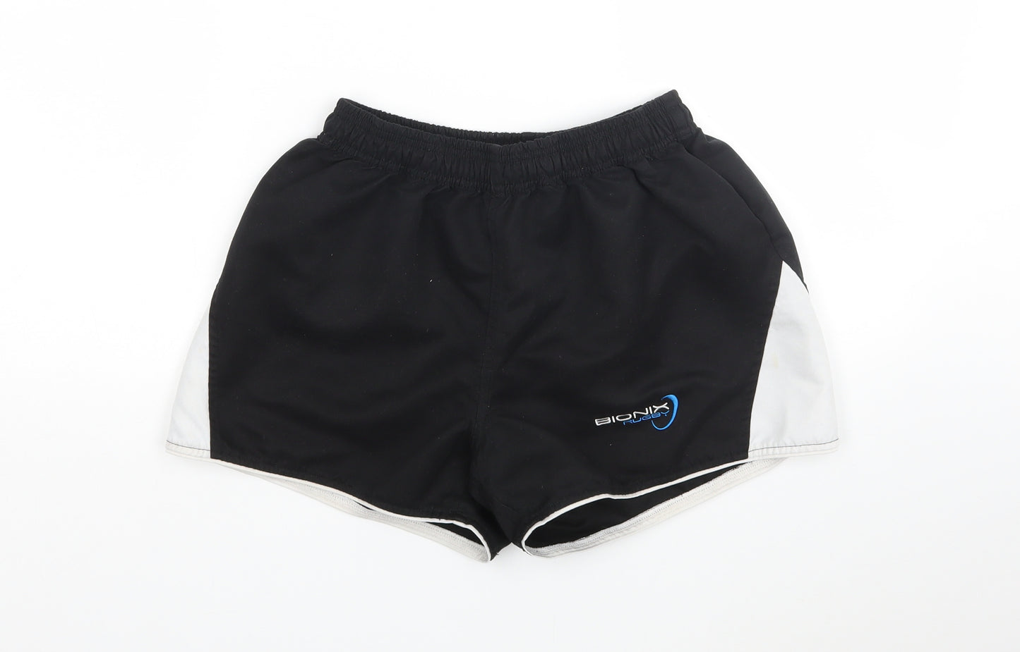 Bionix  Mens Black  Polyester Athletic Shorts Size S  Regular