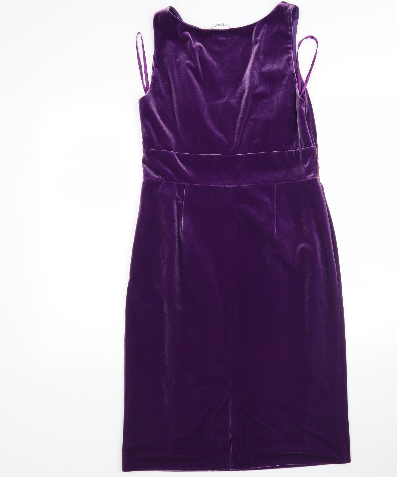 Together  Womens Purple  Polyester Tank Dress  Size 14  V-Neck
