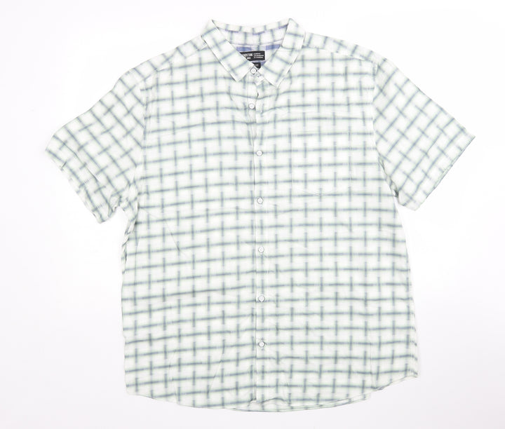 Sandstone Mens Multicoloured Check Cotton Button-Up Size XL Collared