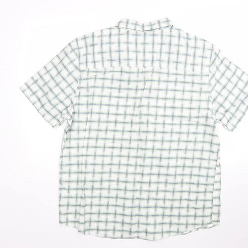 Sandstone Mens Multicoloured Check Cotton  Button-Up Size XL Collared