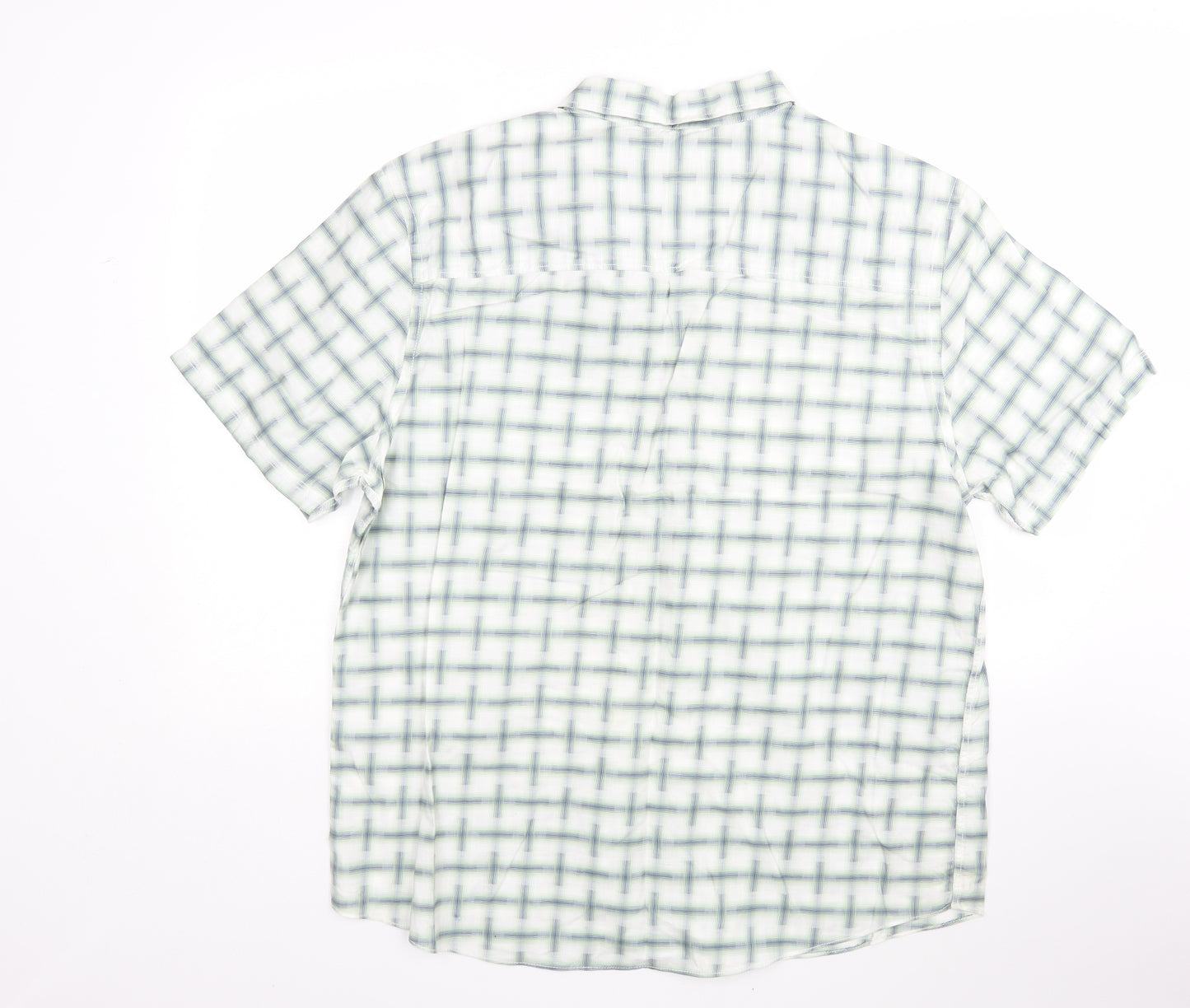 Sandstone Mens Multicoloured Check Cotton  Button-Up Size XL Collared