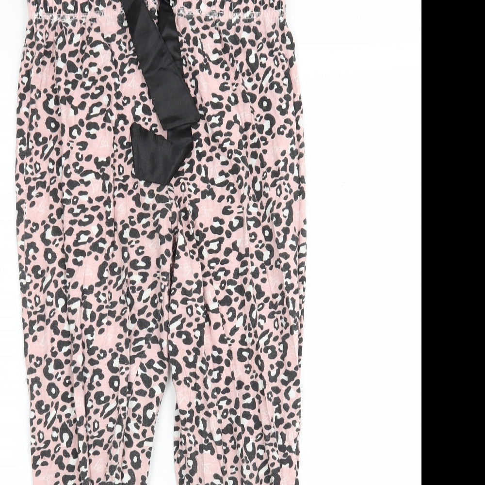 Avon Womens Multicoloured Animal Print Cotton  Pyjama Pants Size 10