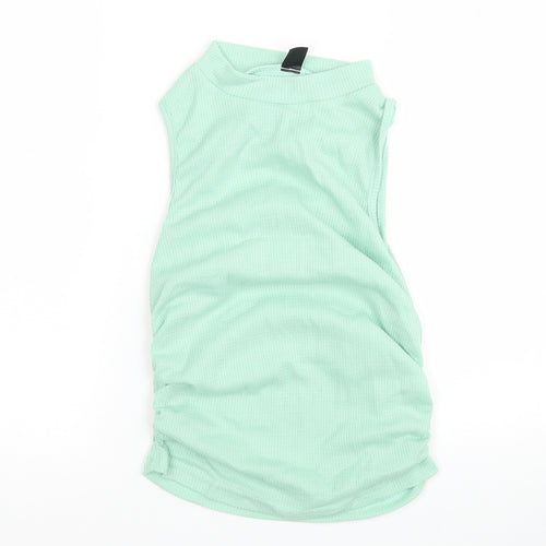 Shein  Womens Green Round Neck  Polyester Vest Jumper Size M