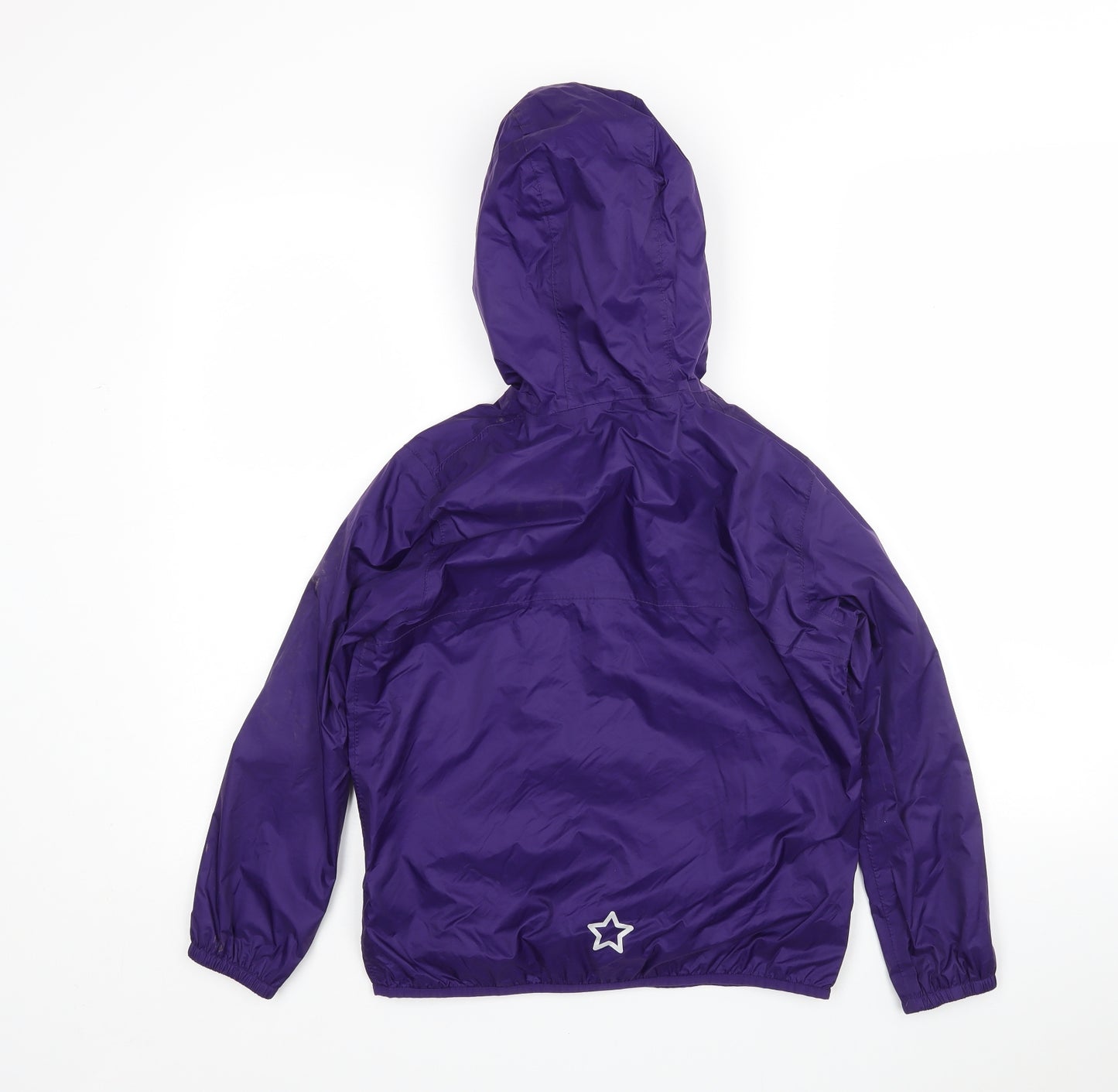 Freedom Trail Girls Purple   Windbreaker Jacket Size 9-10 Years