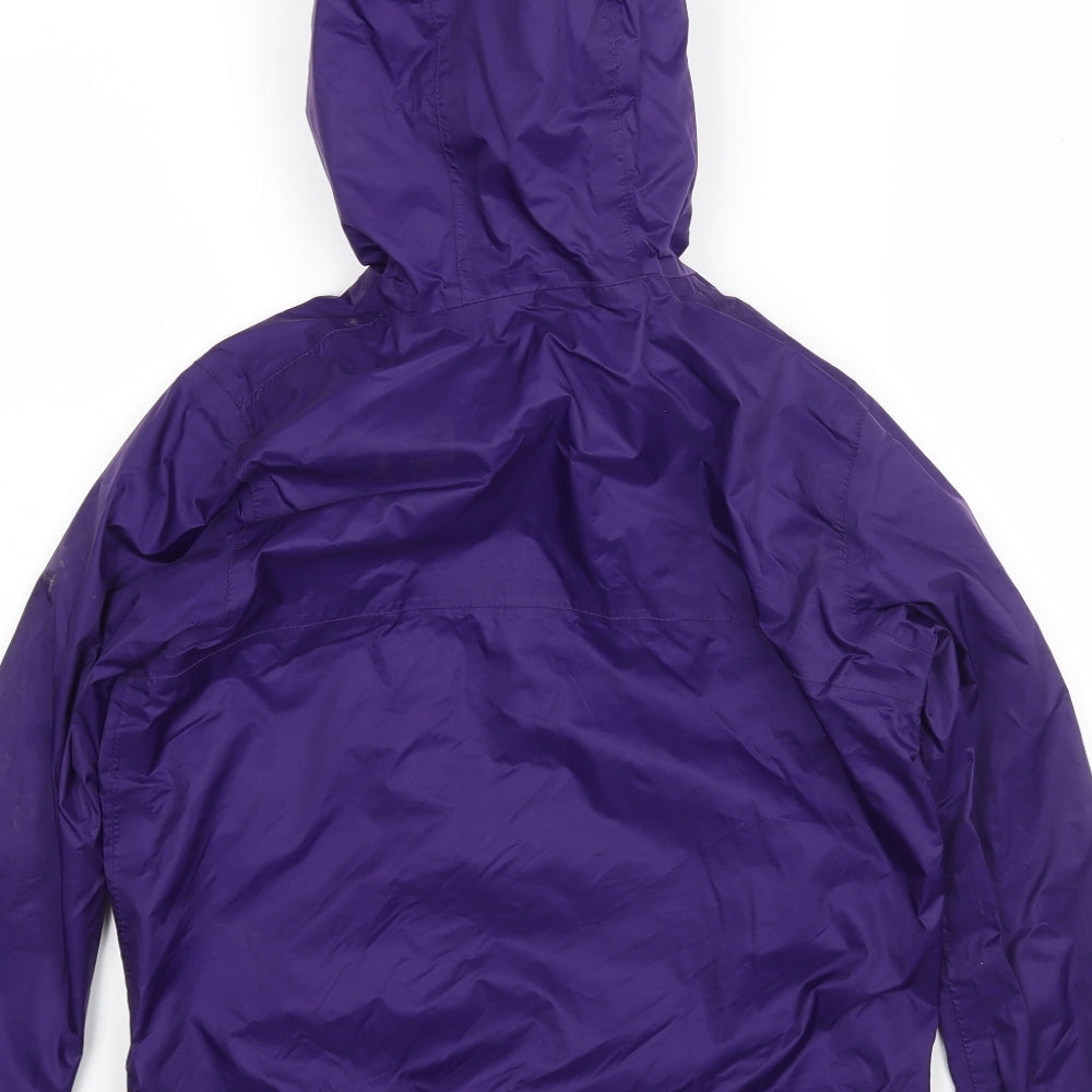 Freedom Trail Girls Purple   Windbreaker Jacket Size 9-10 Years