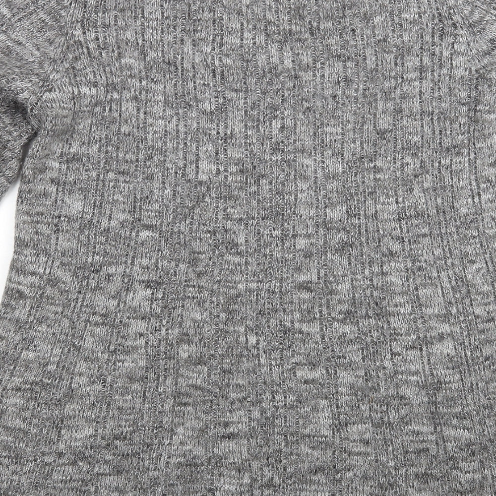 Monsoon Womens Grey  Acrylic Jumper Dress  Size 22  Round Neck