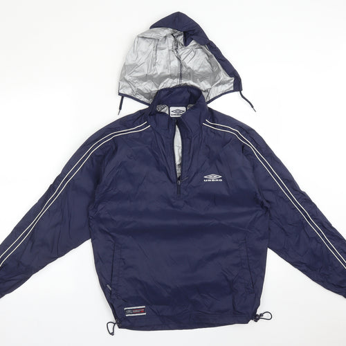 Umbro Boys Blue   Overcoat Coat Size L