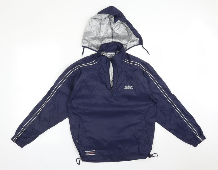 Umbro Boys Blue Overcoat Coat Size L