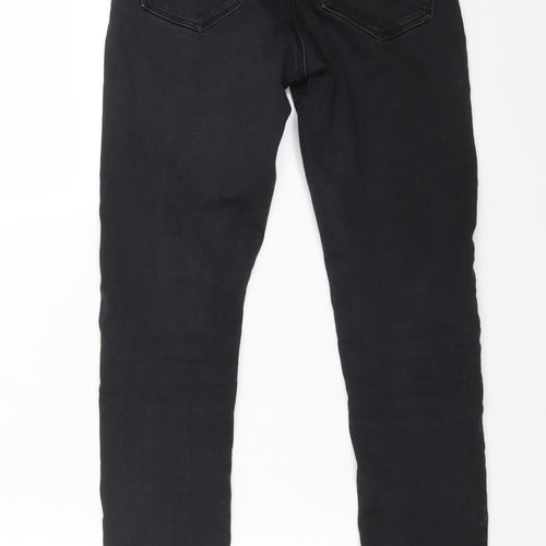 Dorothy Perkins Womens Black  Cotton Skinny Jeans Size 8 L28 in Regular