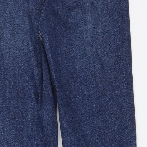Stradivarius Womens Blue  Cotton Skinny Jeans Size 8 L28 in Regular