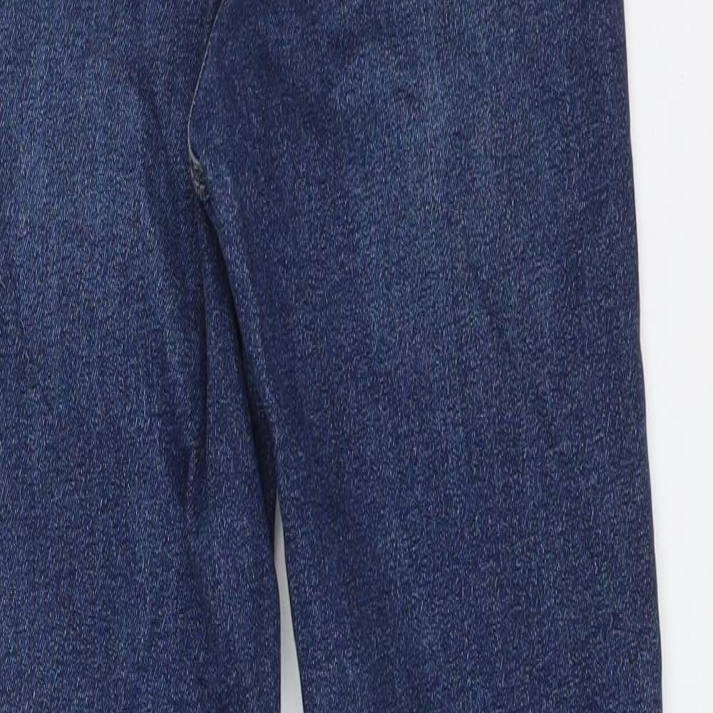 Stradivarius Womens Blue  Cotton Skinny Jeans Size 8 L28 in Regular