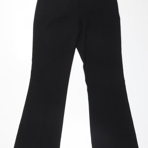 New Look Womens Black  Polyester Dress Pants Trousers Size 10 L32 in Regular