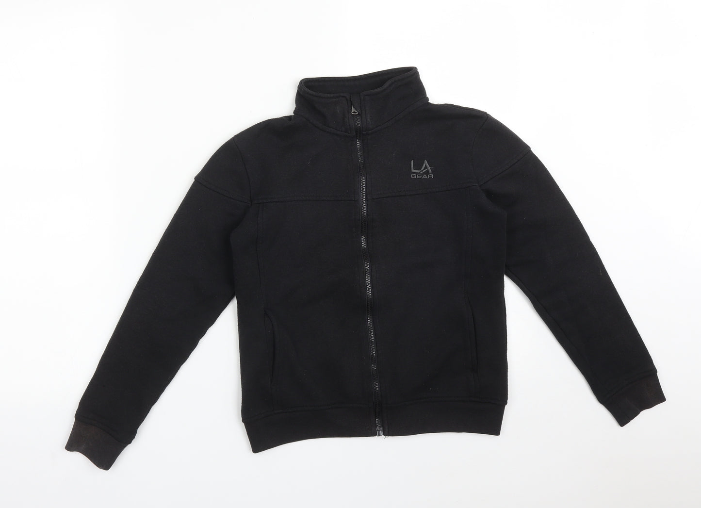 LA Gear Girls Black   Jacket  Size 9-10 Years