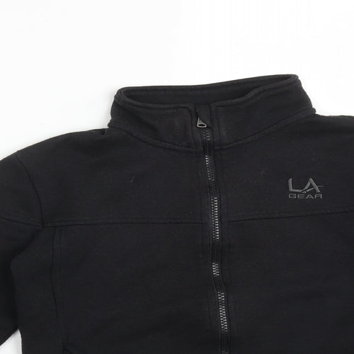 LA Gear Girls Black   Jacket  Size 9-10 Years