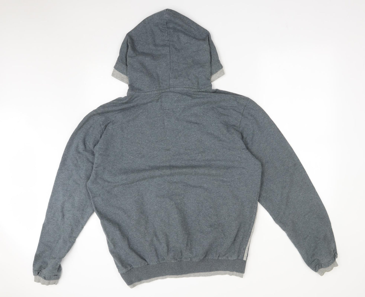 Champion Mens Blue  Cotton Pullover Hoodie Size L
