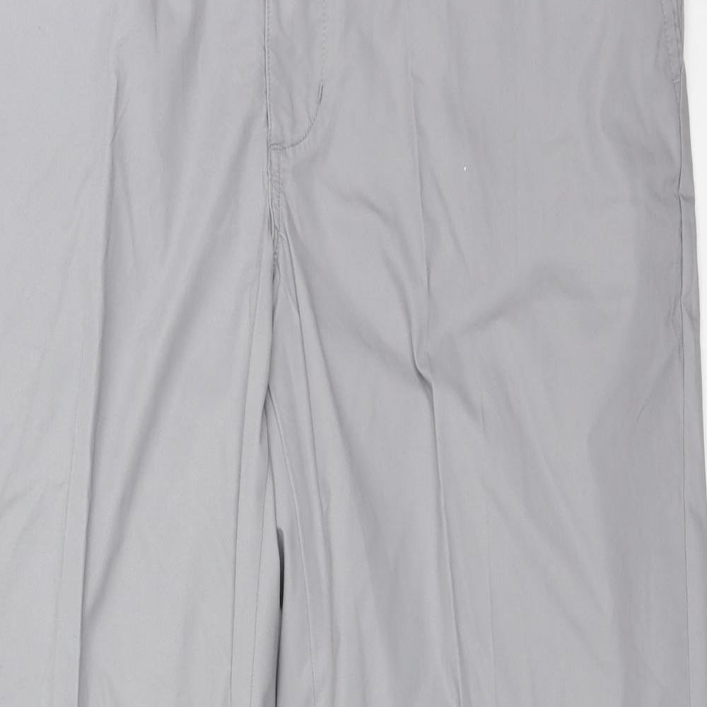 Blue Harbour Mens Grey  Cotton Chino Trousers Size 40 L31 in Regular
