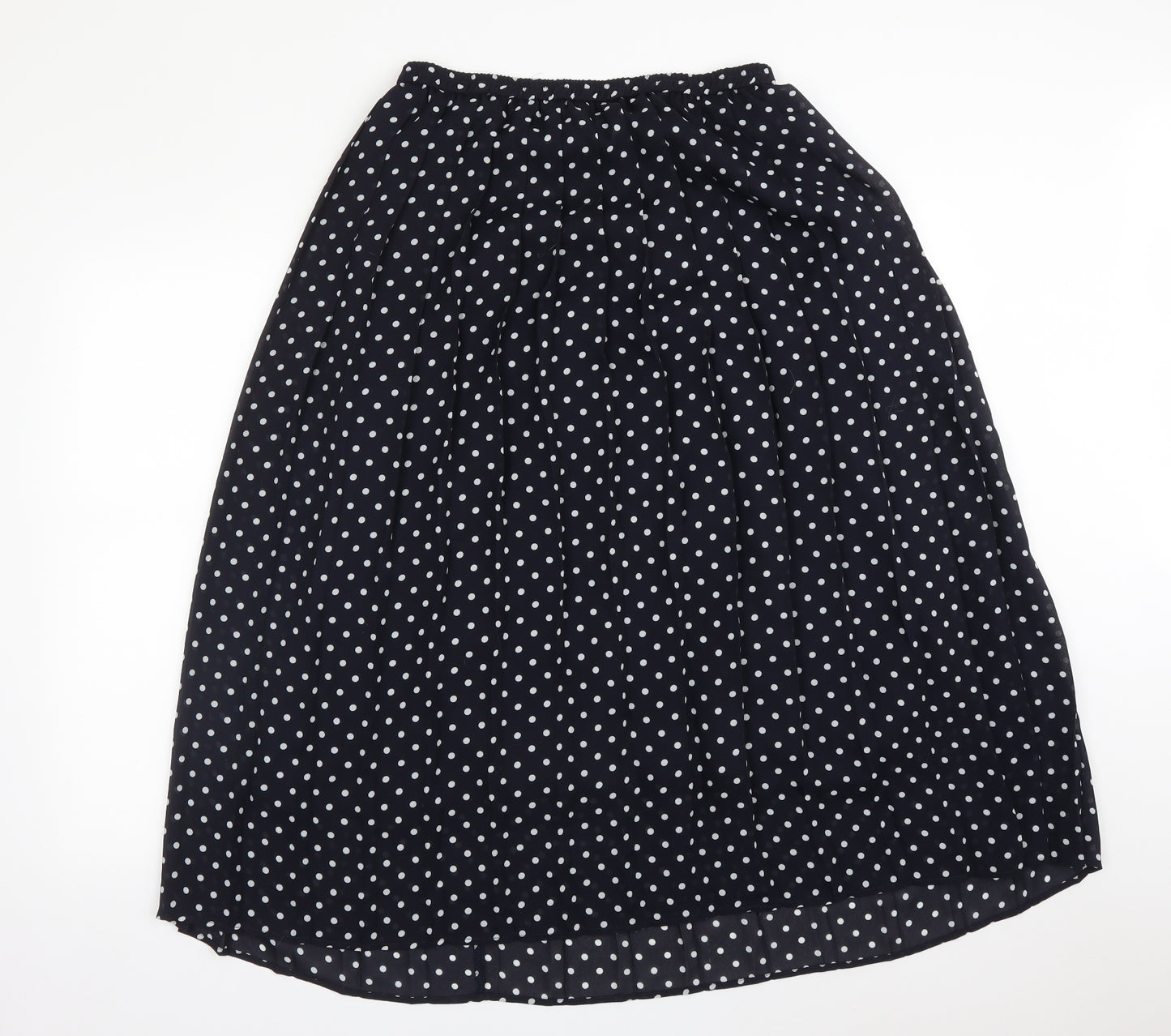 FASHION DIRECT Womens Multicoloured Polka Dot Polyester A-Line Skirt Size 14