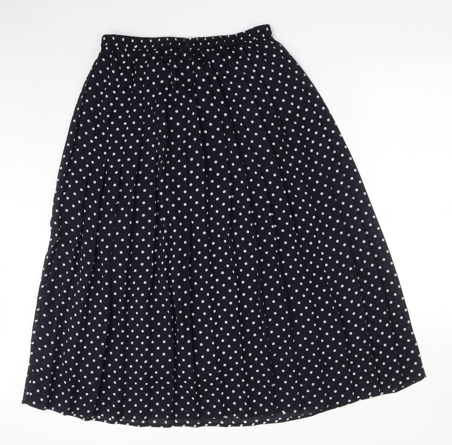 FASHION DIRECT Womens Multicoloured Polka Dot Polyester A-Line Skirt Size 14