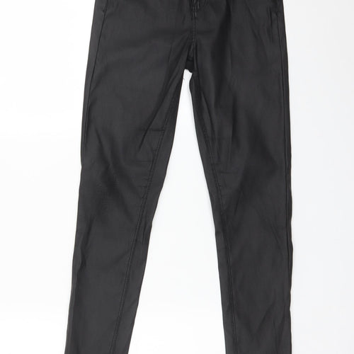 DENIM CO Womens Black  Polyester Skinny Jeans Size 4 L28 in Regular