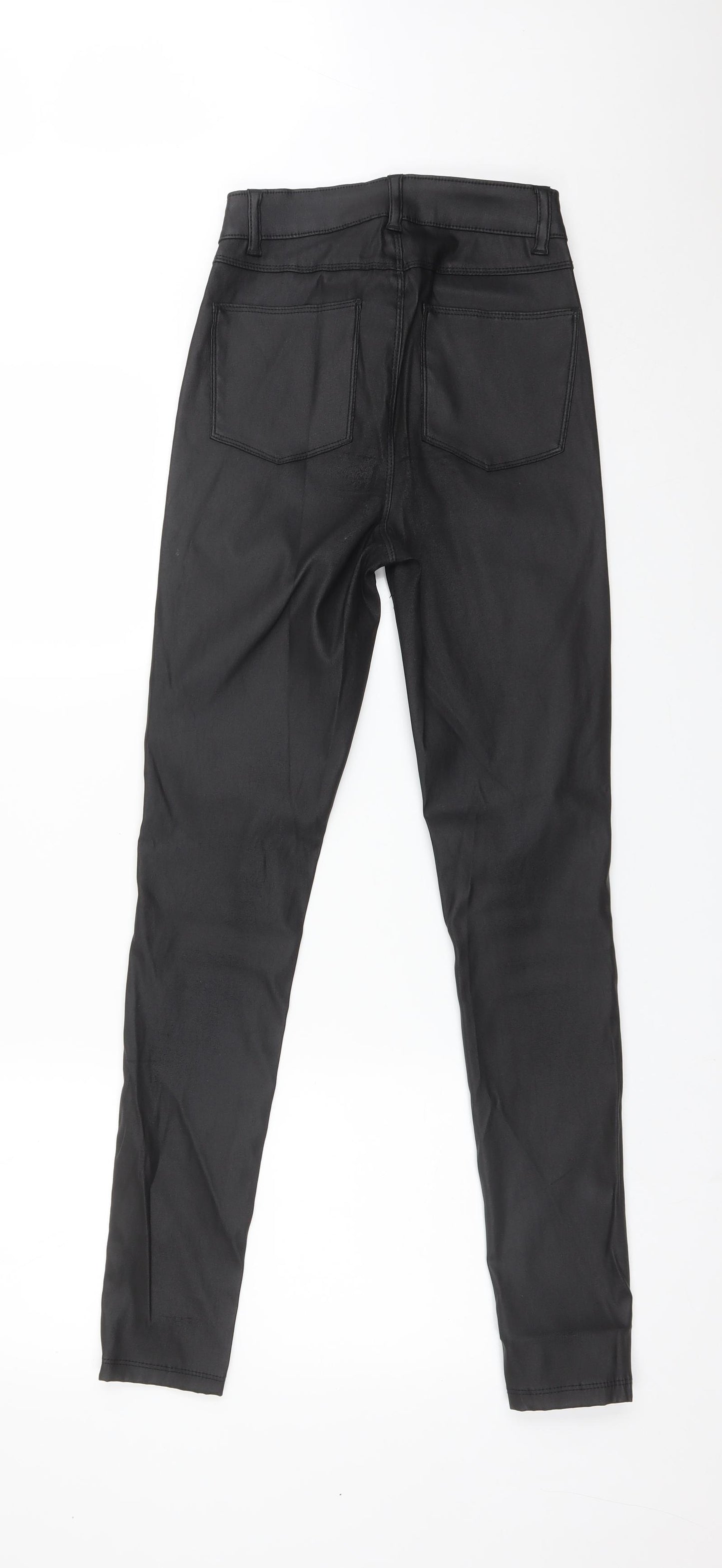 DENIM CO Womens Black  Polyester Skinny Jeans Size 4 L28 in Regular