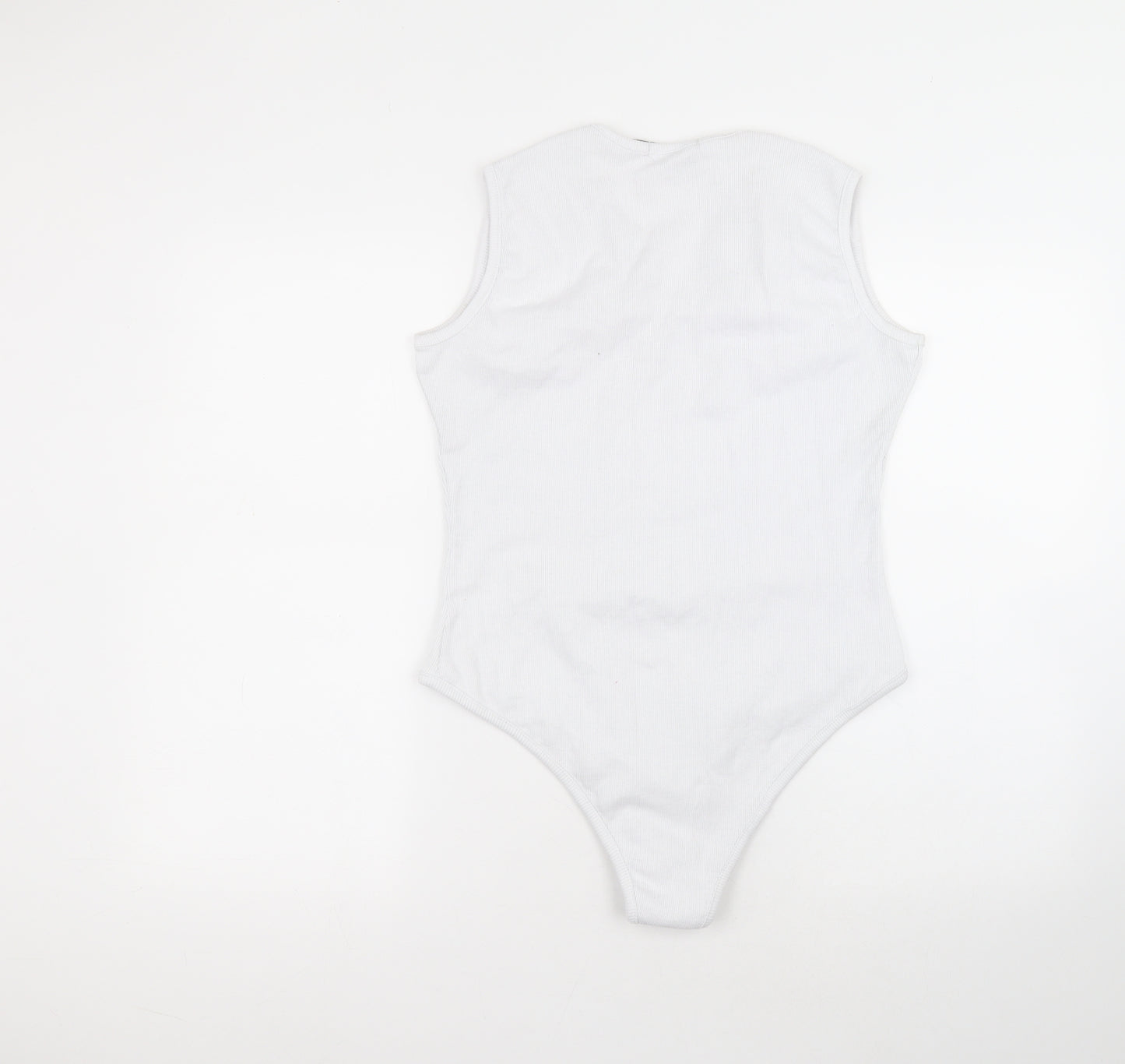 I SAW IT FIRST Womens White  Polyester Bodysuit One-Piece Size 14