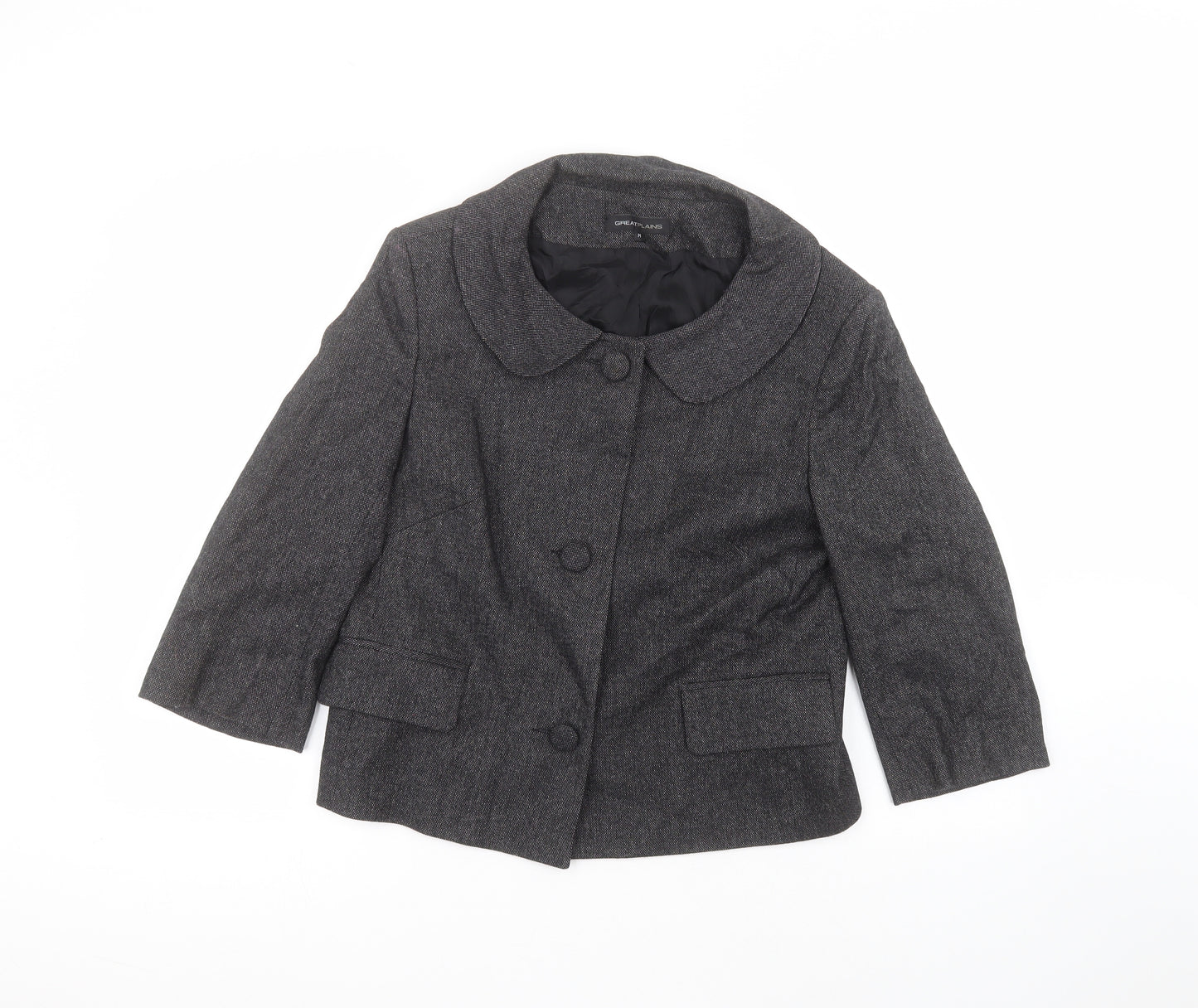 GREAT PLAINS Womens Black   Jacket  Size M