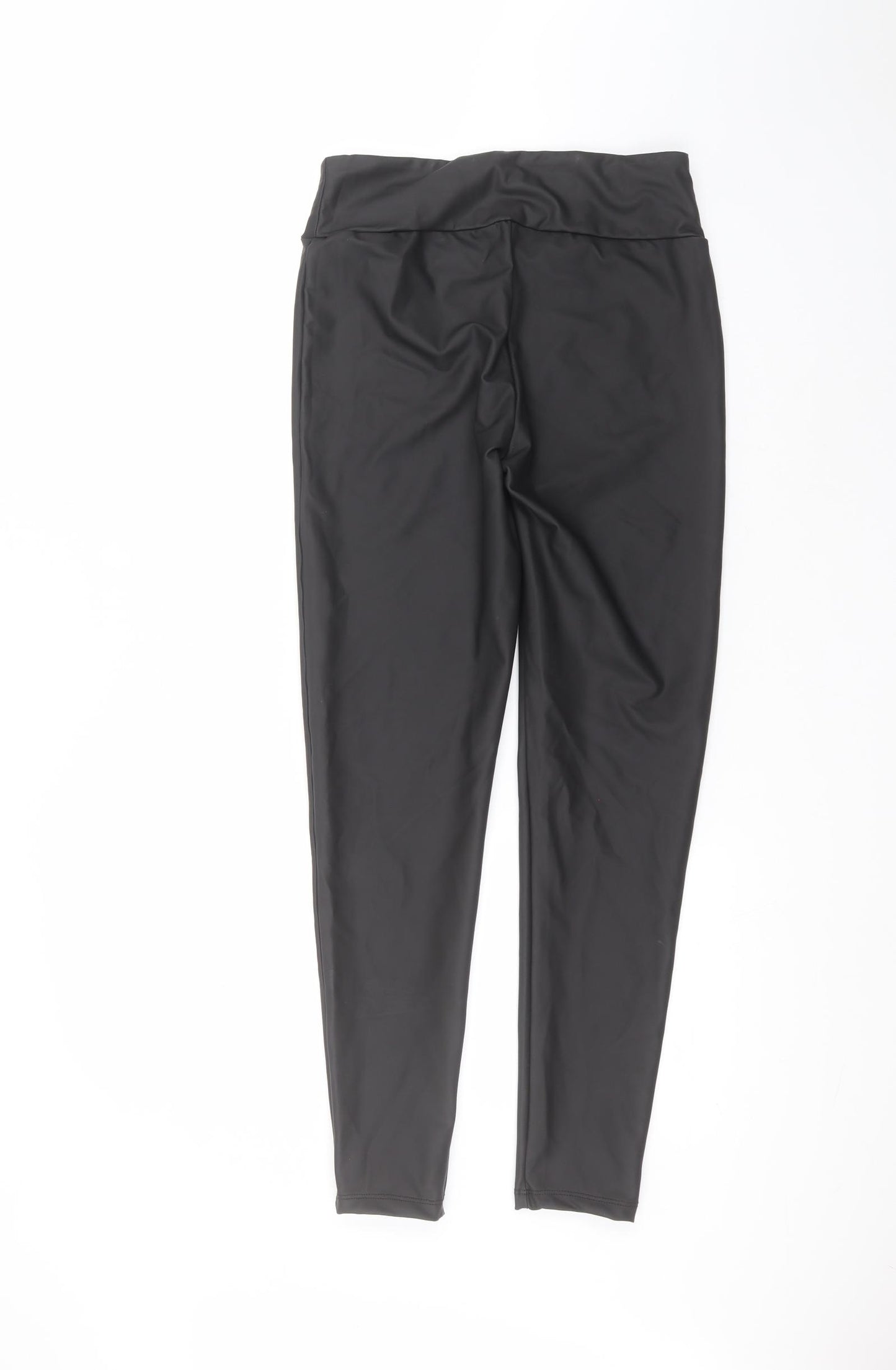River Island Womens Black  Polyester Trousers  Size 10 L27 in Regular