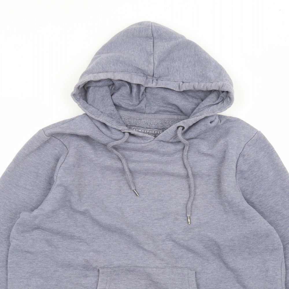 Atmosphere Womens Blue  Cotton Pullover Hoodie Size 18