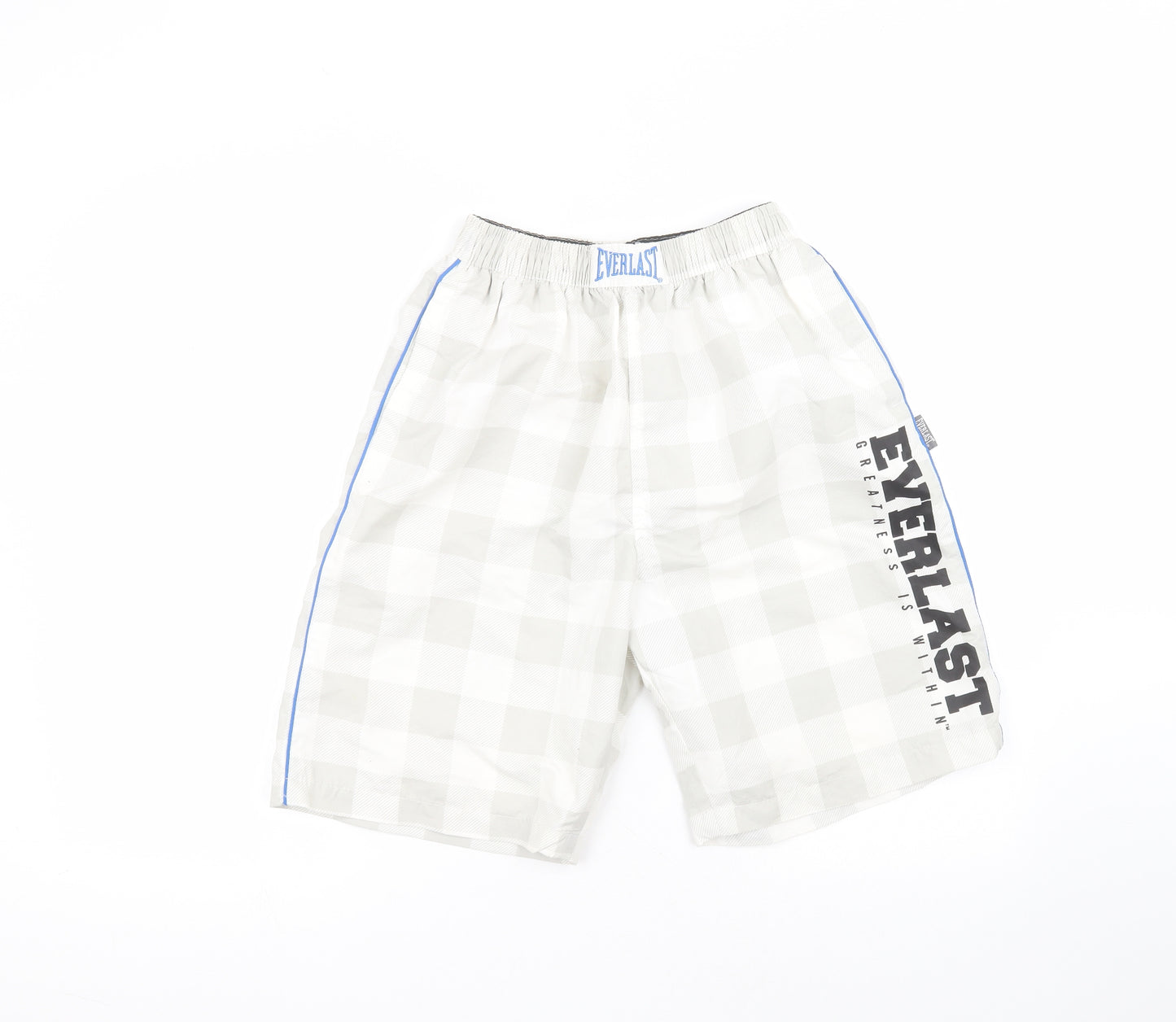 Everlast Mens White  Polyester Bermuda Shorts Size S L10 in Regular  - swim short