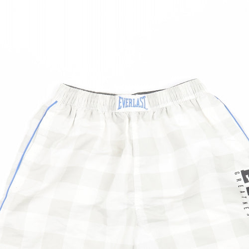 Everlast Mens White  Polyester Bermuda Shorts Size S L10 in Regular  - swim short