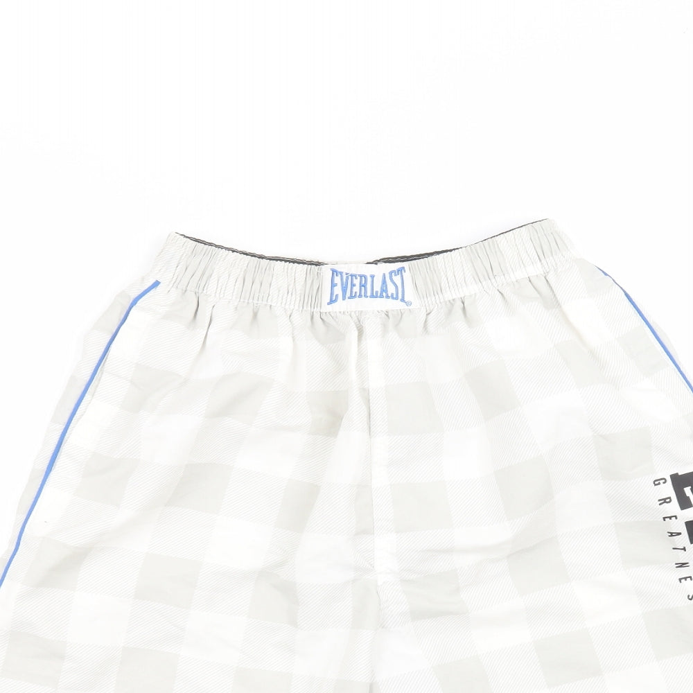 Everlast Mens White  Polyester Bermuda Shorts Size S L10 in Regular  - swim short