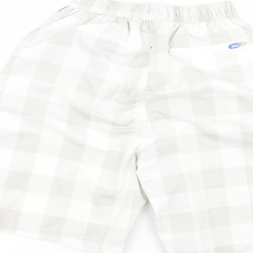 Everlast Mens White  Polyester Bermuda Shorts Size S L10 in Regular  - swim short