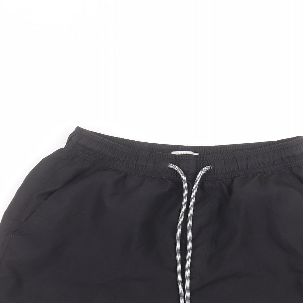 NEXT Mens Black  Polyester Bermuda Shorts Size XS  Regular  - swim wear