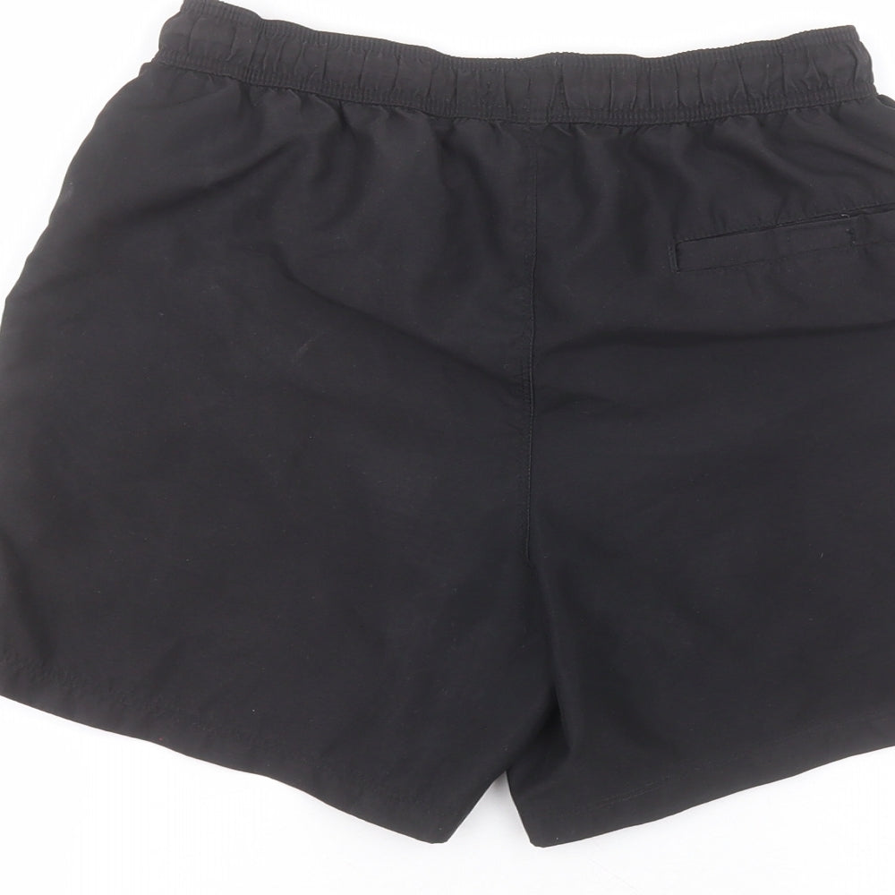 NEXT Mens Black  Polyester Bermuda Shorts Size XS  Regular  - swim wear
