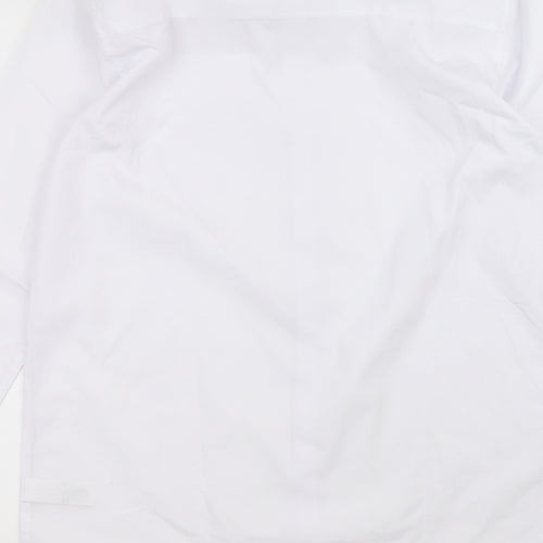 NEXT Boys White  Polyester Basic Button-Up Size 16 Years Collared