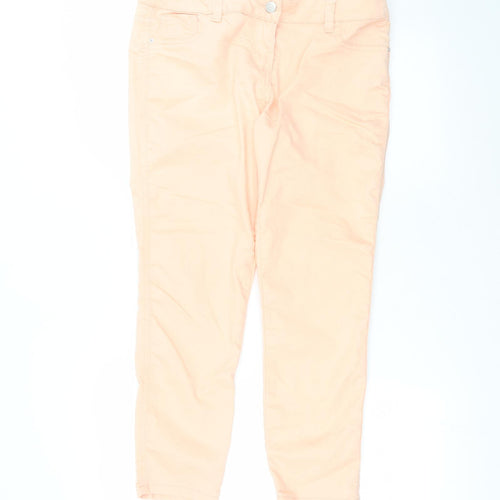 yes yes Womens Pink  Cotton Skinny Jeans Size 14 L24 in Regular